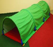 Тоннель складной для подлезания 210*70 (игровой) фото 1