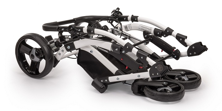 Коляска-прогулочная Junior рост(ребенка 130 см, литые колеса) фото 5