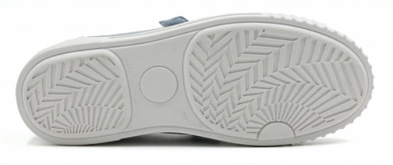 Кеды ортопедические женские кожаные Ортомода 61143-Х-617 увеличенной полноты голубые фото 5