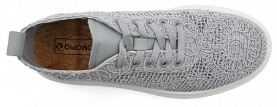 Кроссовки ортопедические женские текстильные Ортомода ML004-02-15-TU увеличенной полноты серые фото 6