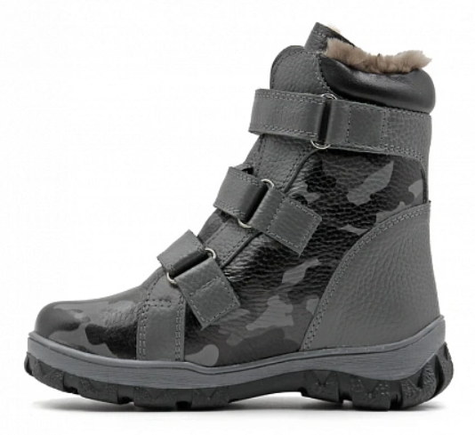 Ботинки ортопедические детские зимние Ортомода 21189-Х-204 с высоким берцем мех фото 4