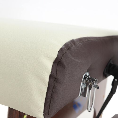 Массажный стол складной MED-MOS JF-AY01 3-х секционный, деревянная рама (двухцветный, размер 185*70) фото 19