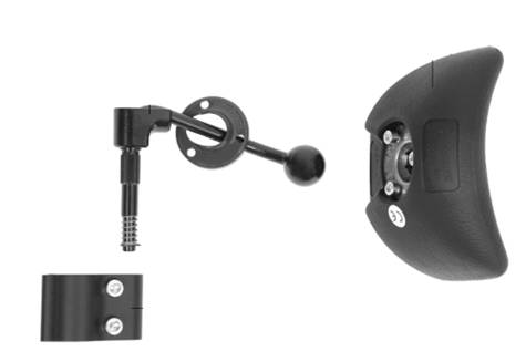 Средняя боковая поддержка (правая) к коляске Авангард фото 1