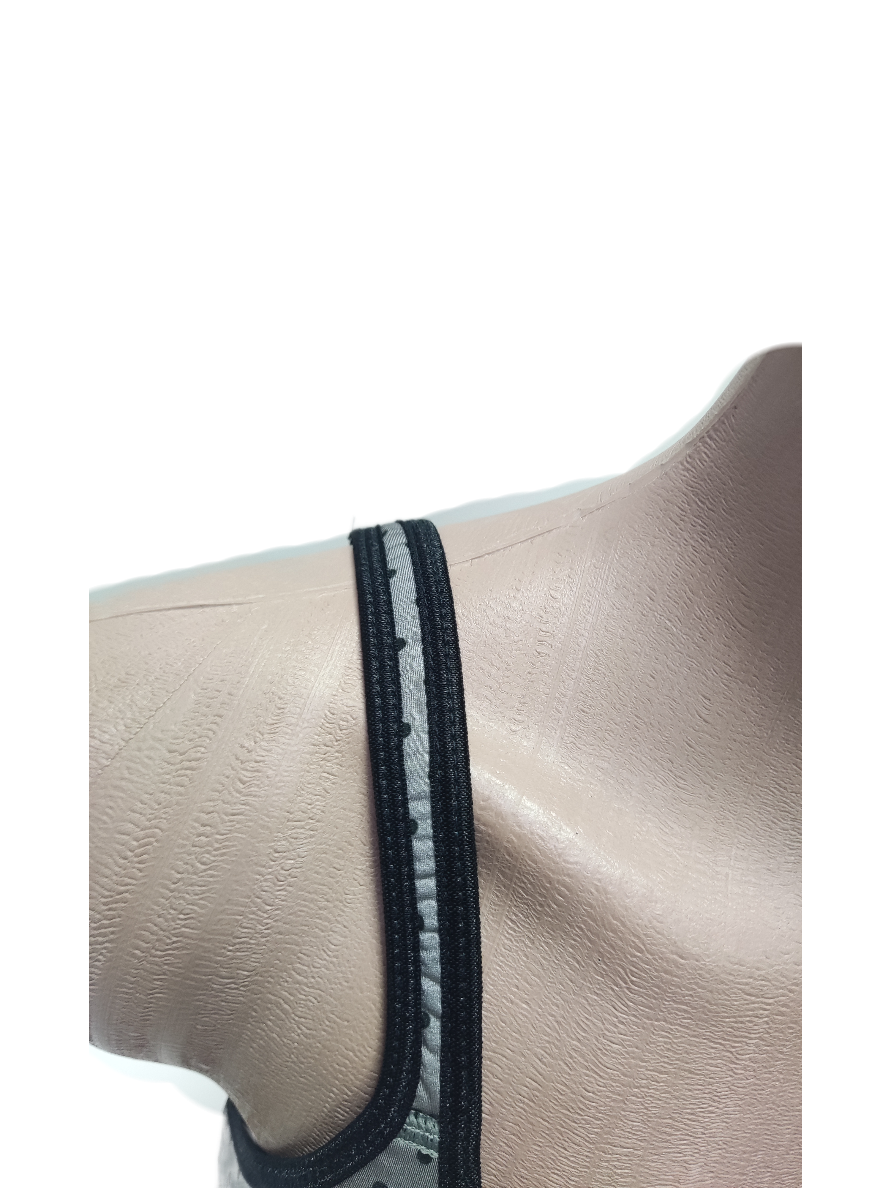 Бюстгальтер после мастэктомии Горохи на сером ЛФ0907-1 П83 фото 4