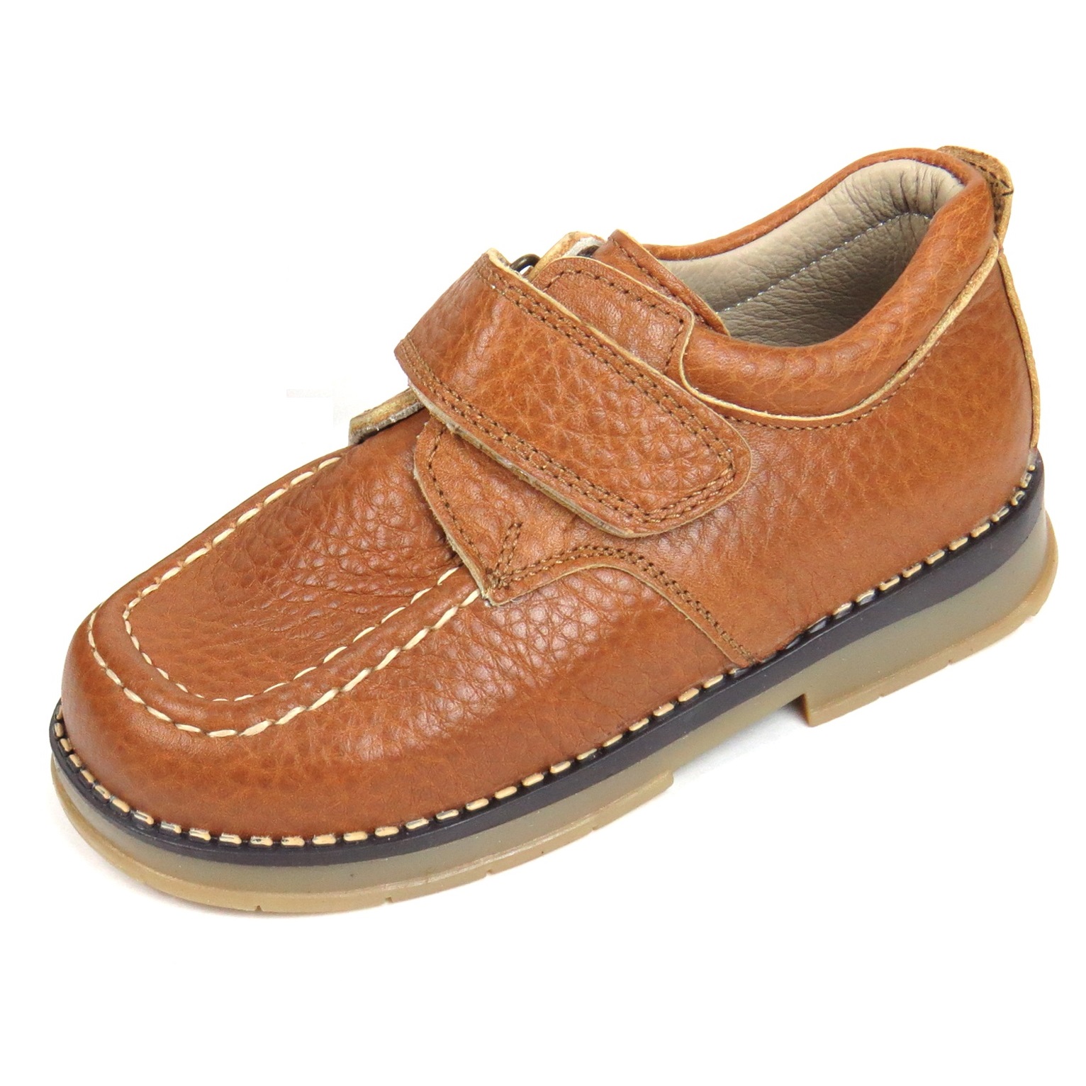 Полуботинки  из натуральной кожи рыжий, лип 282-21 фото 1