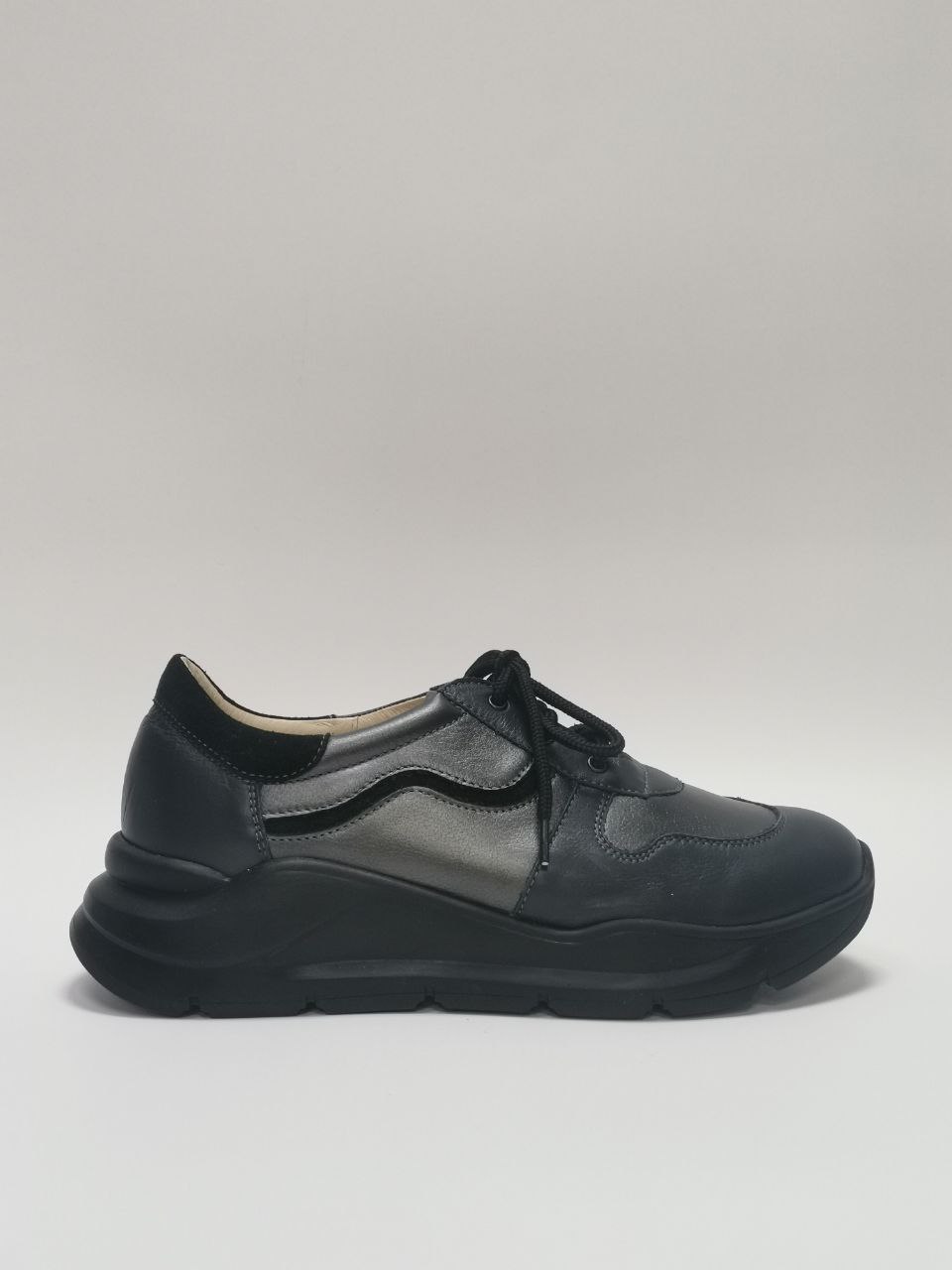 Кроссовки женские ортопедические малосложные DTD-400-12 цв.антрацит фото 2